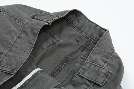 Buycenter Men's Casual Pants - Four Colors, Mid-Waist, Cotton Blend - Buy Center US