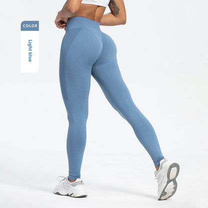 Women's High Waist Yoga Pants - Seamless Fitness Pants in Various Colors - Buy Center US
