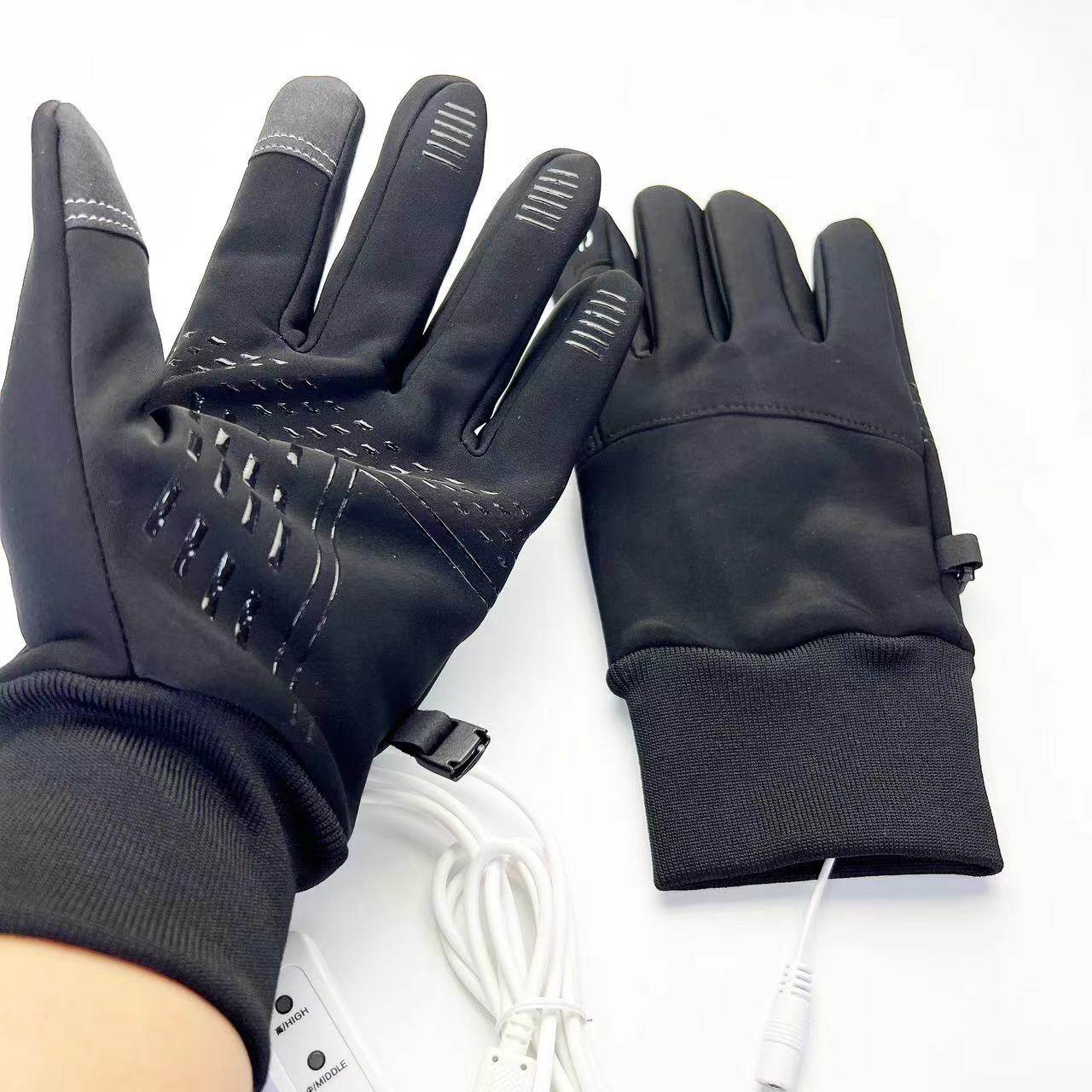 Buycenter USB Heated Gloves - Waterproof Touchscreen Cycling Mittens - Buy Center US