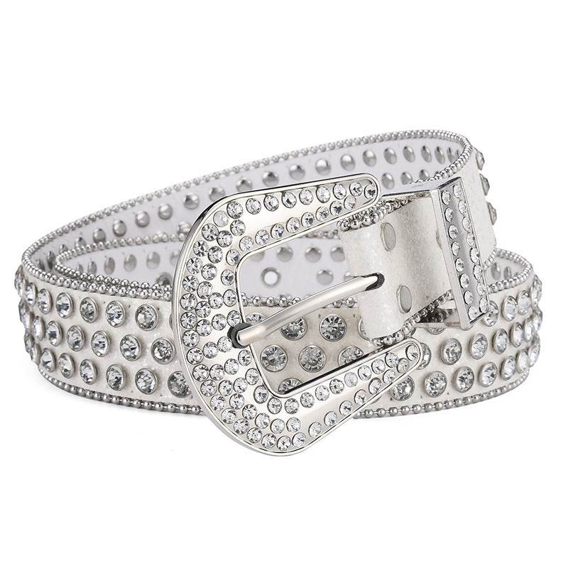 Buycenter Men Women Alloy Belt - Punk Rock Rivet Design, Multiple Colors - Buy Center US