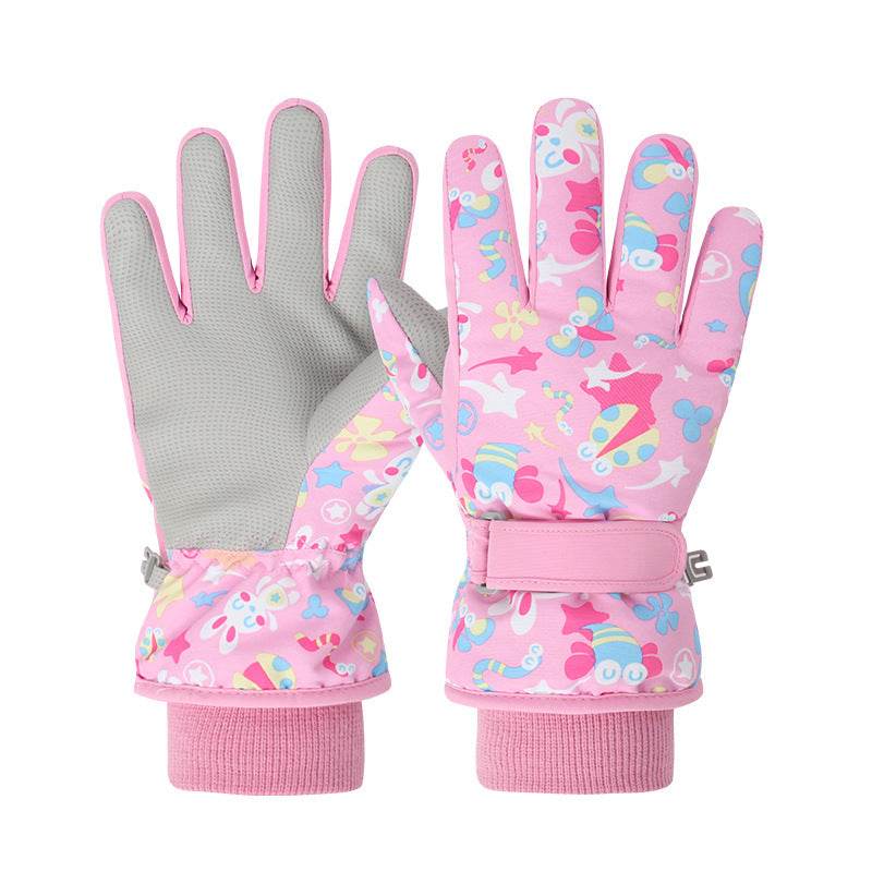 Buycenter Children's Skiing Gloves - Thickened Fleece for Maximum Warmth - Buy Center US