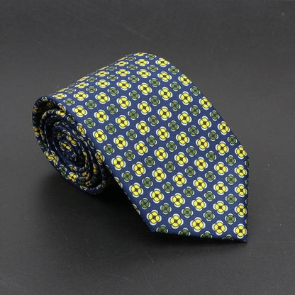 Buycenter Super Soft Silk Ties - 75mm Bohemian Necktie for Men - Buy Center US