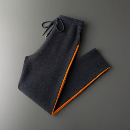 Buycenter Cashmere Men's Loose Knitted Pants - Thickened Casual Trousers - Buy Center US