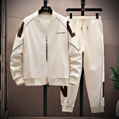 Buycenter Spring & Autumn Embroidered Baseball Uniform Set - Casual Sportswear - Buy Center US