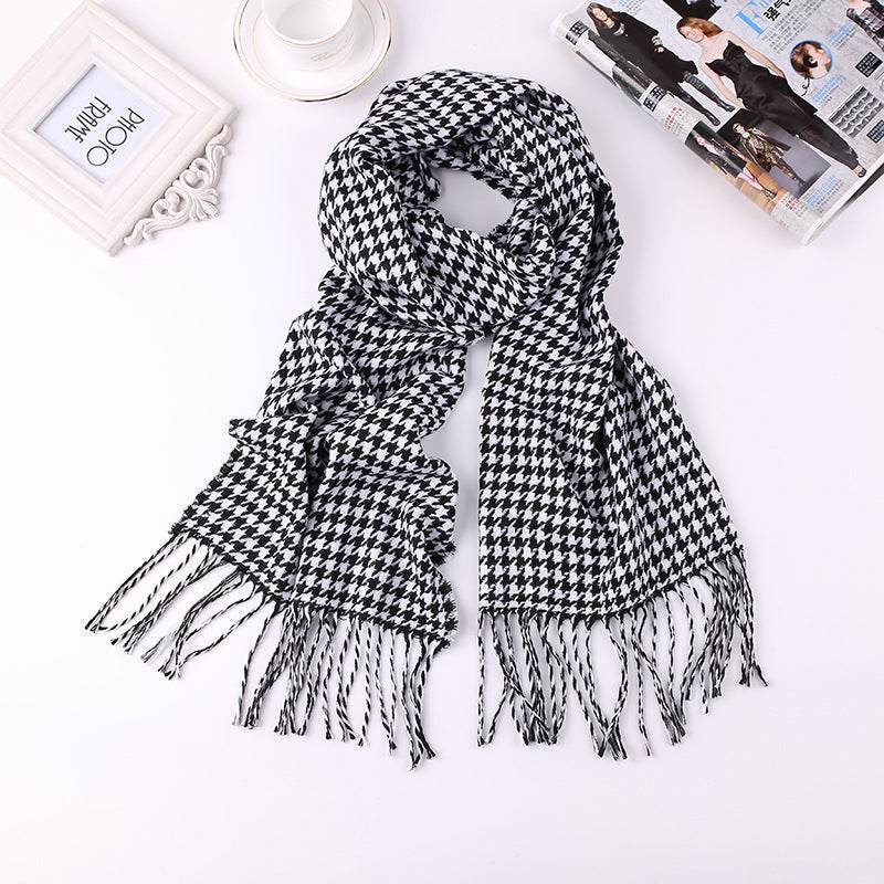 Buycenter Men's Fashion Plaid Faux Cashmere Scarf - Warm & Stylish - Buy Center US