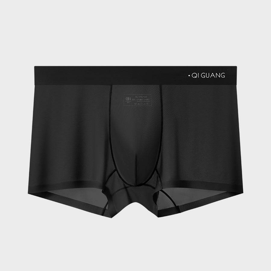 Buycenter Men's Ice Silk Seamless Mask Underwear - Breathable Cotton Comfort - Buy Center US