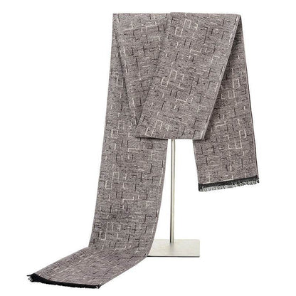 Buycenter Men's Warm Scarf - Stylish Business Casual for Autumn & Winter - Buy Center US