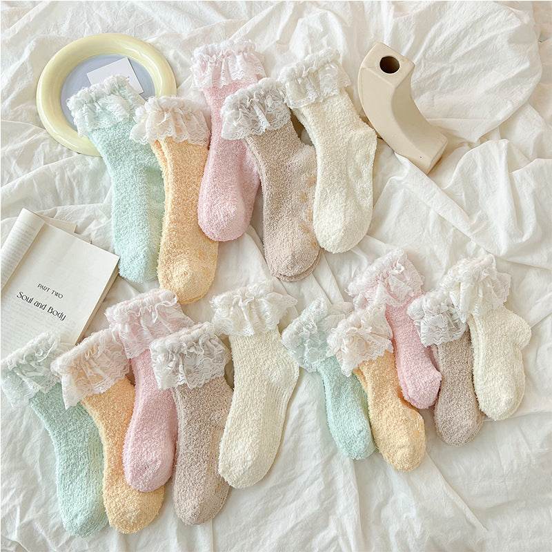 Thickened Warm Floor Socks for Women - Breathable, Cozy, Colorful Options - Buy Center US