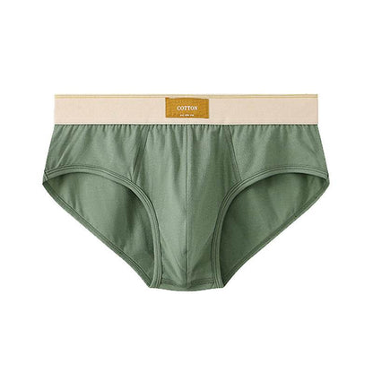 Buycenter Men's Loose Cotton Briefs - Breathable Mid Waist Fashion - Buy Center US