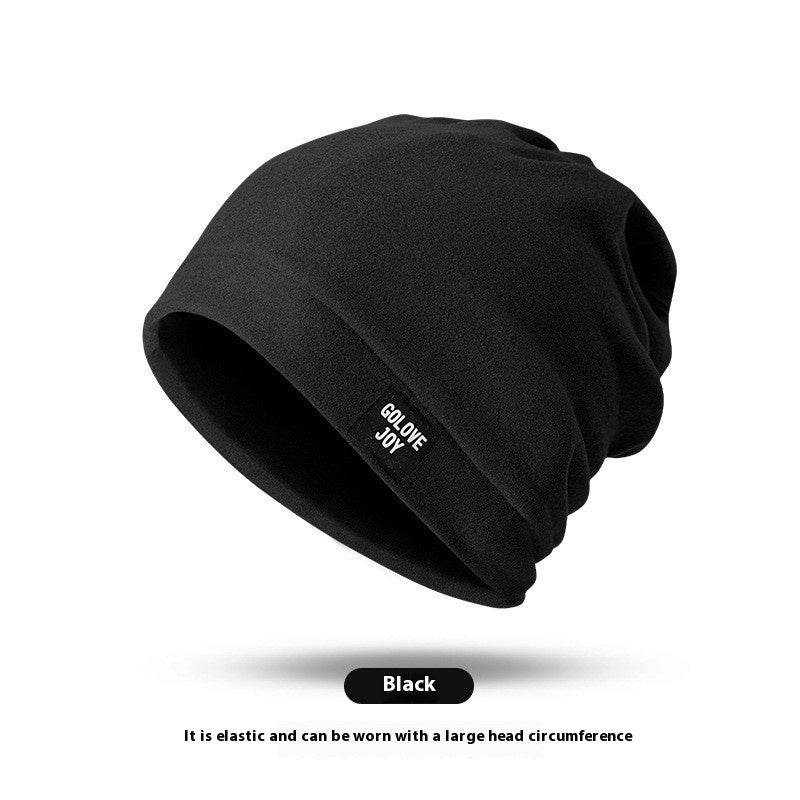 Men's Thick Wool Knitted Hat - Windproof & Warm for Autumn/Winter - Buy Center US