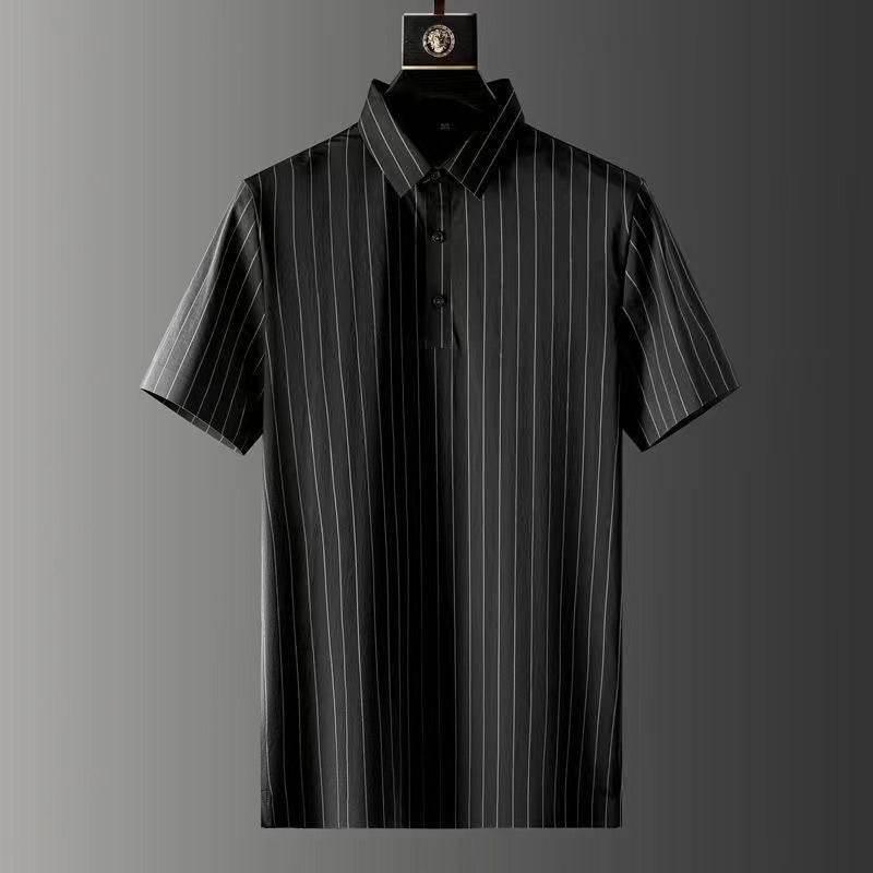 Buycenter Men's Ice Silk Casual Trousers Suit - Short Sleeve & Stylish - Buy Center US