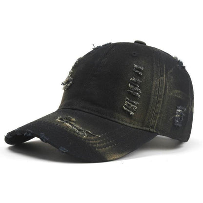 Trendy Washed Denim Baseball Cap for Spring & Summer – Unisex Style - Buy Center US