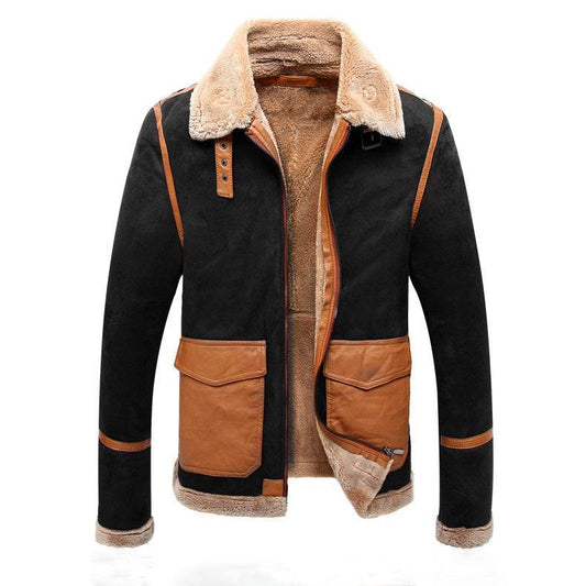 Buycenter Plus Size Winter Fur Jacket - Thickened Cotton for Comfort - Buy Center US