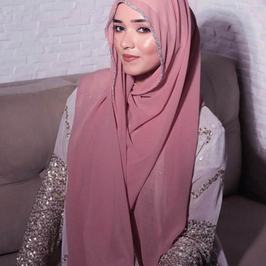 Light Diamond Chiffon Scarves for Women - Elegant Toe-Covered Fashion Accessory - Buy Center US
