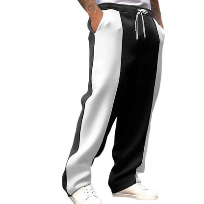 Men's Casual Sports Trousers - Loose Fit, Mid Waist, Comfortable Style - Buy Center US