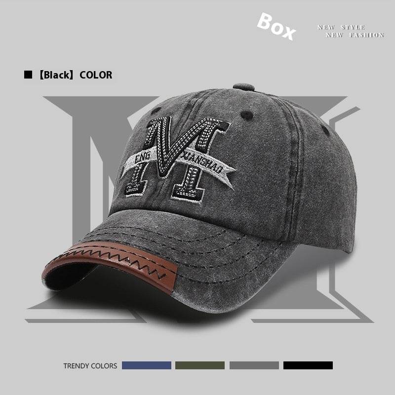 Retro Cotton Peaked Cap for Men and Women - Stylish Outdoor Sun Hat - Buy Center US