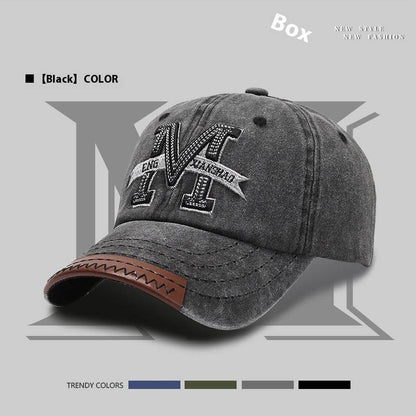 Retro Cotton Peaked Cap for Men and Women - Stylish Outdoor Sun Hat - Buy Center US