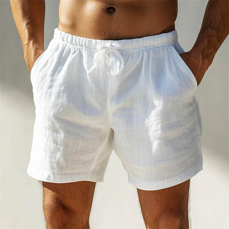 Buycenter Pure Cotton Casual Shorts - Breathable, Solid Colors for Summer - Buy Center US