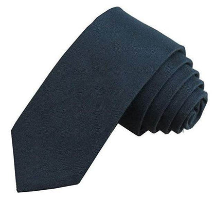 Buycenter 6cm Men's Casual Solid Color Cotton and Linen Bow Tie - Buy Center US
