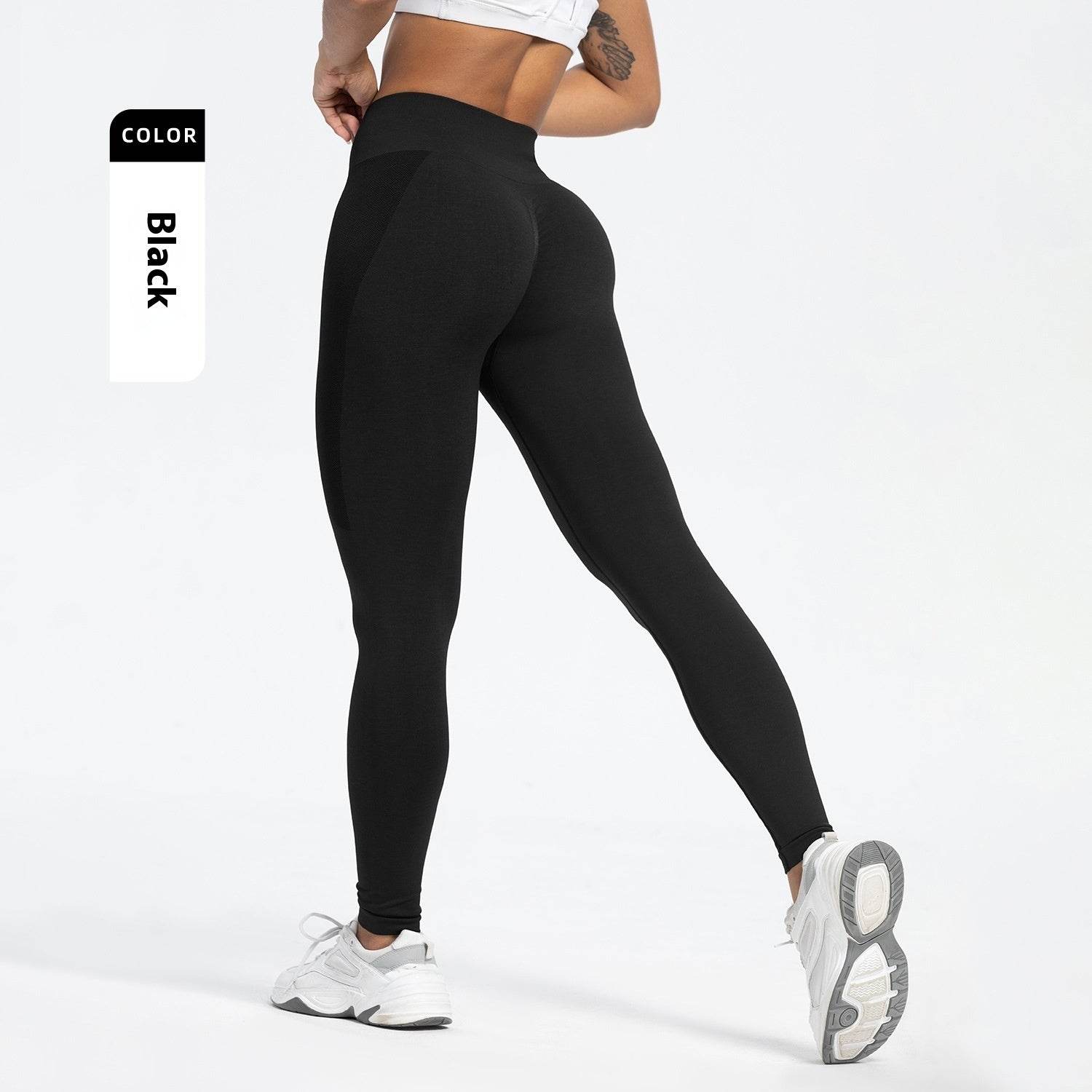 Women's High Waist Yoga Pants - Seamless Fitness Pants in Various Colors - Buy Center US