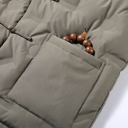 Buycenter Chinese Style Down Jacket for Men - Fall Winter Coat - Buy Center US
