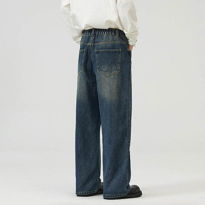 Buycenter Vintage Wide-Leg Pants for Men and Women - Washed-Out Style - Buy Center US