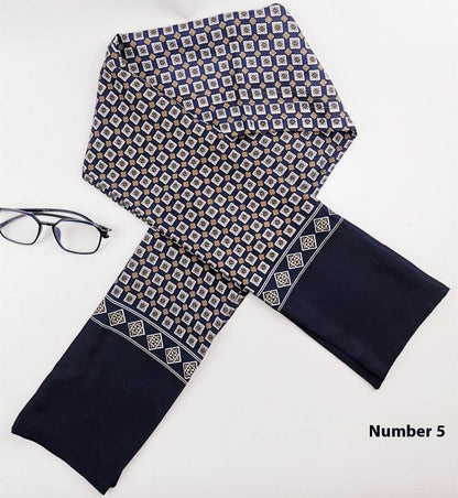 Buycenter Men's Silk Cashmere Scarf - High-End Warmth for All Seasons - Buy Center US