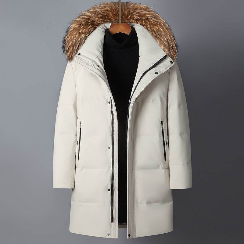 Buycenter Men's Loose Down Jacket - Cozy, Stylish & Casual Wear - Buy Center US