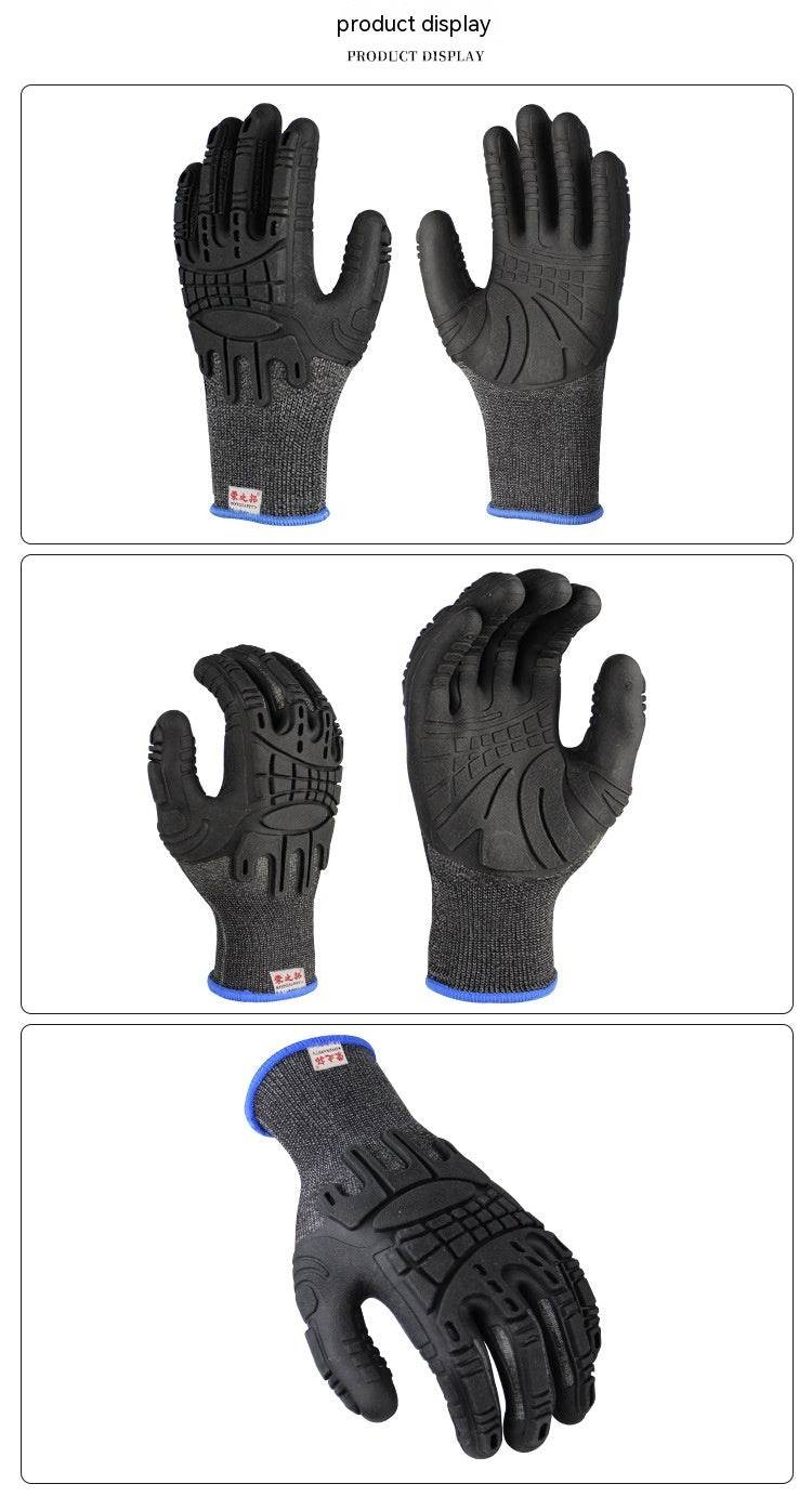 Buycenter TPE Rubber Gloves - Soft, Breathable & Non-Slip for Work - Buy Center US