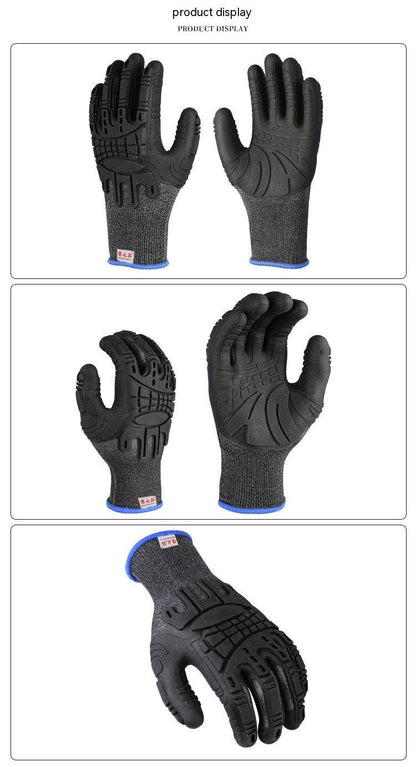 Buycenter TPE Rubber Gloves - Soft, Breathable & Non-Slip for Work - Buy Center US