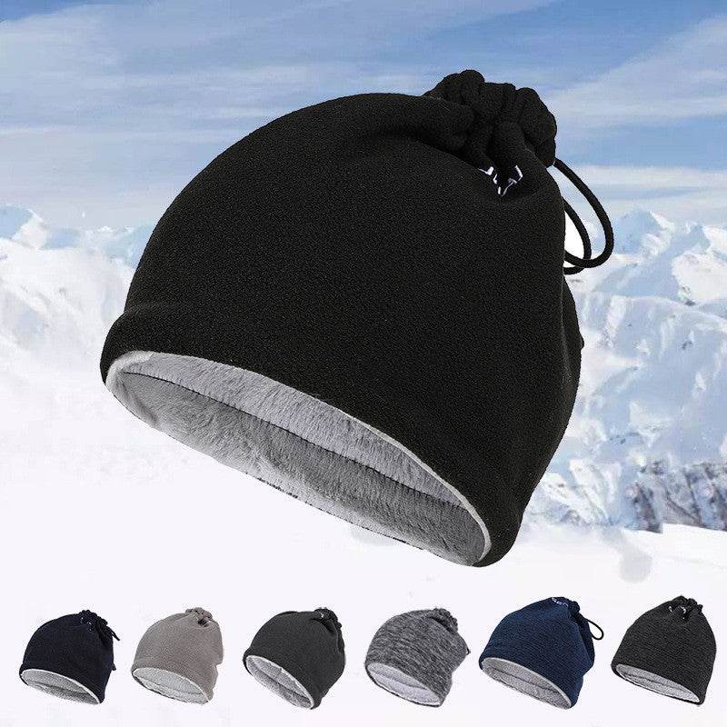 Buycenter Plush Bib Hat - Windproof & Warm Wool for Outdoor Style - Buy Center US