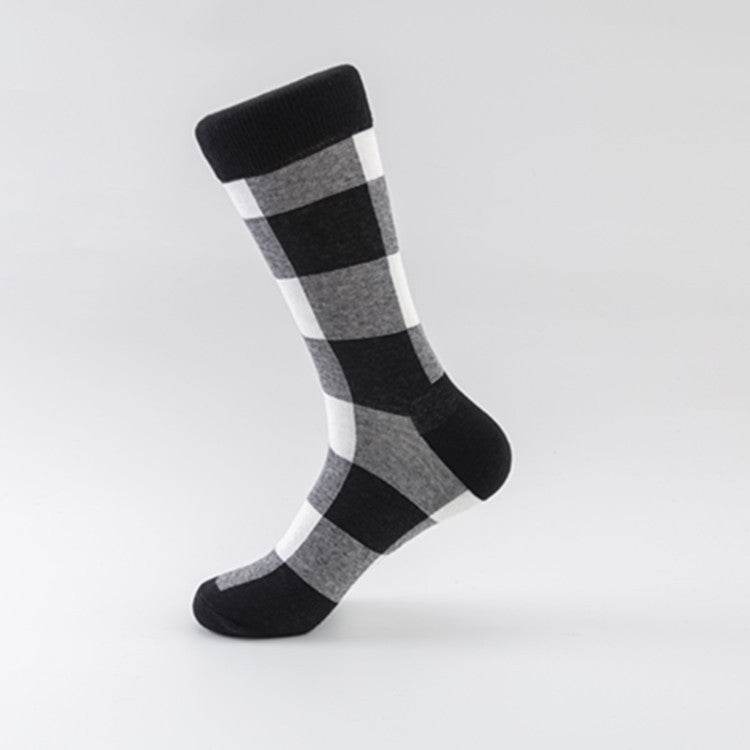 Buycenter Trendy Colorful Socks - Hand-Stitched Cotton, European Size 40-46 - Buy Center US