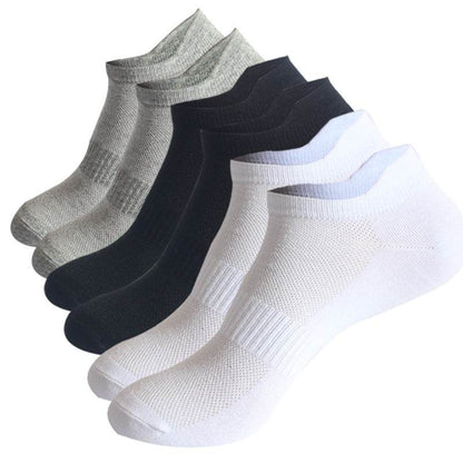 Buycenter Men's Plus Size Sports Mesh Socks - Cotton, Breathable Design - Buy Center US
