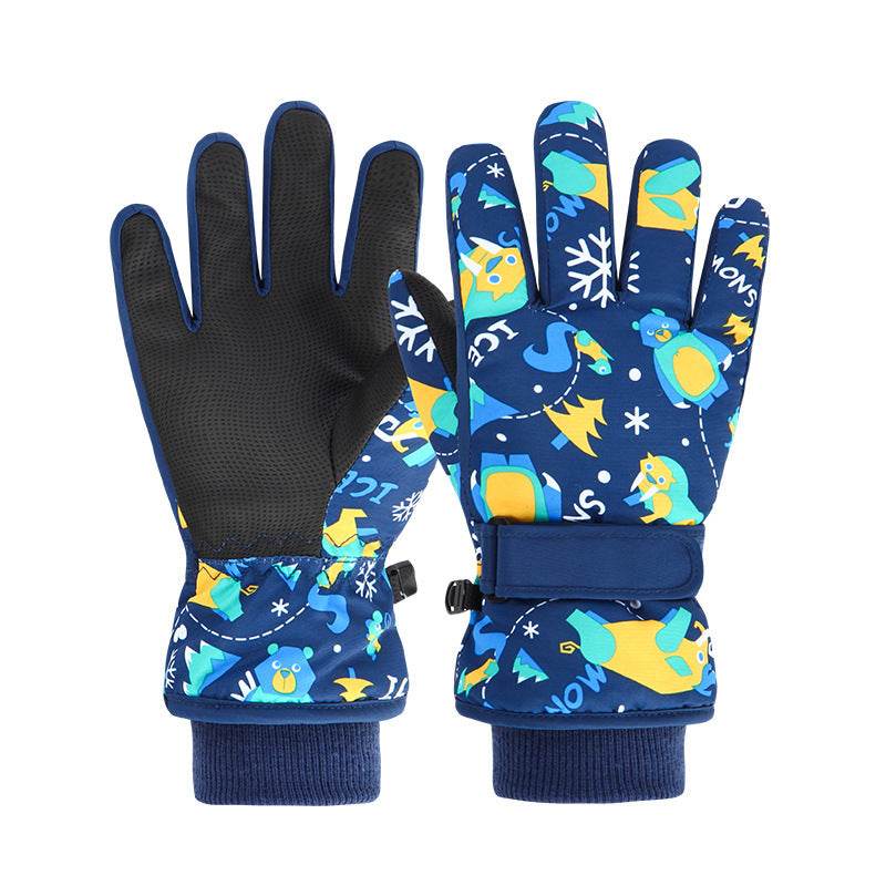 Buycenter Children's Skiing Gloves - Thickened Fleece for Maximum Warmth - Buy Center US