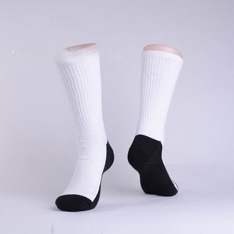 Buycenter High Cotton Sublimation Transfer Socks - Sweat Absorbent, All Seasons - Buy Center US