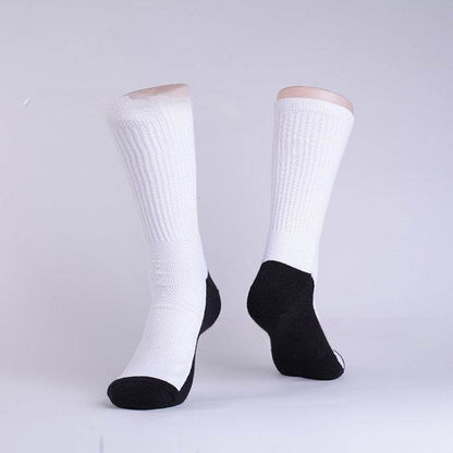 Buycenter High Cotton Sublimation Transfer Socks - Sweat Absorbent, All Seasons - Buy Center US