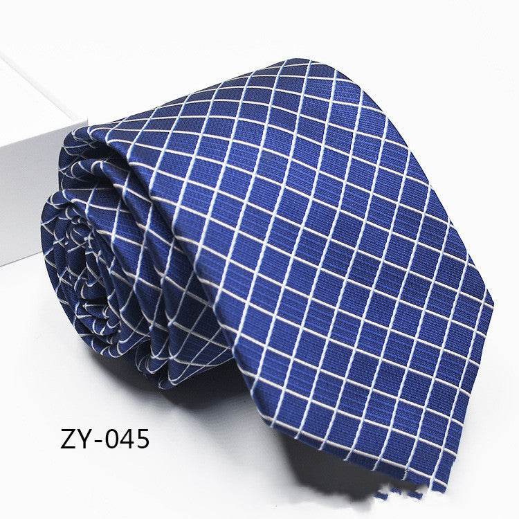 Buycenter Men's 1200D Striped Tie - Elegant Jacquard Style, Various Colors - Buy Center US