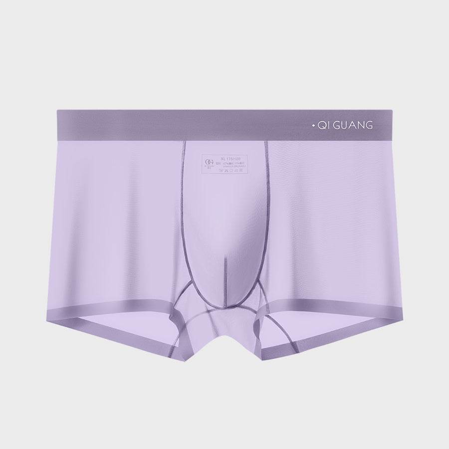 Buycenter Men's Ice Silk Seamless Mask Underwear - Breathable Cotton Comfort - Buy Center US