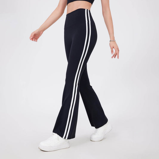 High Waist Yoga Pants - Breathable Running Sports Trousers in Soft Colors - Buy Center US
