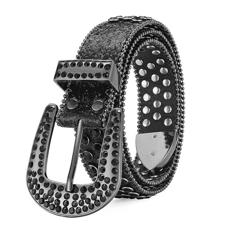 Buycenter Men Women Alloy Belt - Punk Rock Rivet Design, Multiple Colors - Buy Center US