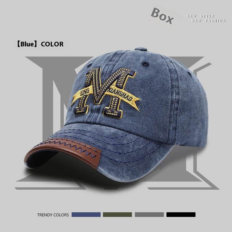 Retro Cotton Peaked Cap for Men and Women - Stylish Outdoor Sun Hat - Buy Center US