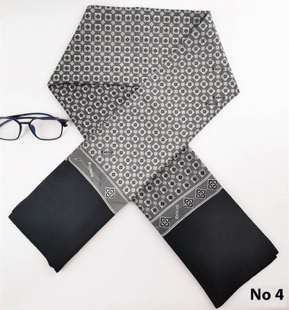 Buycenter Men's Silk Cashmere Scarf - High-End Warmth for All Seasons - Buy Center US