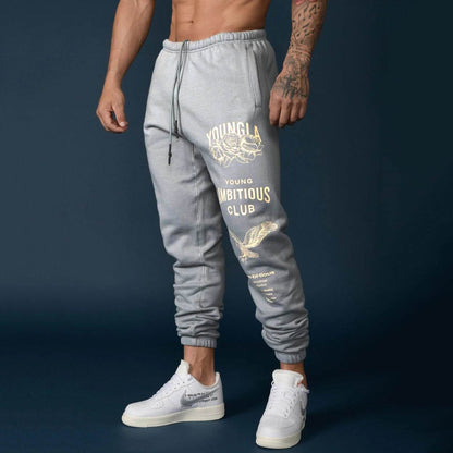 Men's Slimming Fashion Pants - Comfortable Cotton Casual Wear for All Seasons - Buy Center US
