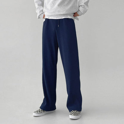 Wide Leg Casual Sports Trousers for Men - Comfortable & Stylish Fit - Buy Center US