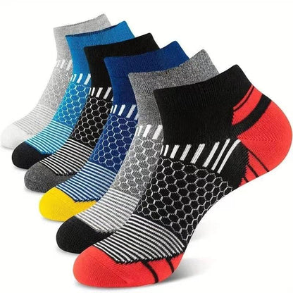 Buycenter Men's Basketball Socks - Breathable, Sweat-Absorbing Ankle Design - Buy Center US