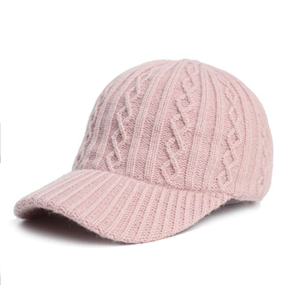 Buycenter Knitting Wool Baseball Cap - Warm, Breathable Winter Headwear - Buy Center US