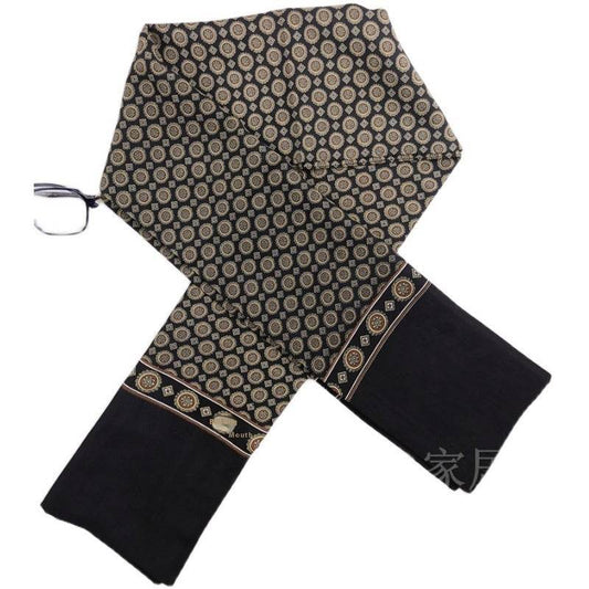 Buycenter Men's Silk Cashmere Scarf - High-End Warmth for All Seasons - Buy Center US