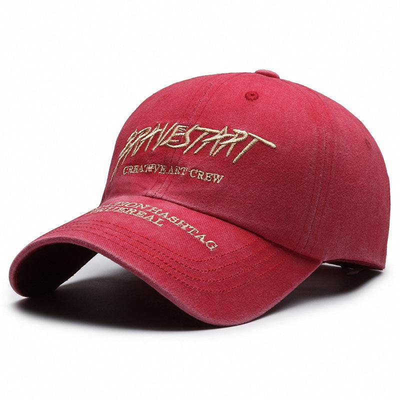 Faded Washed Distressed Baseball Cap - Adjustable Cotton, Retro Style - Buy Center US