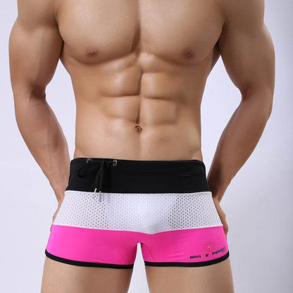 Brave Person Men's Swimming Trunks - Nylon Swim Shorts in Various Colors - Buy Center US