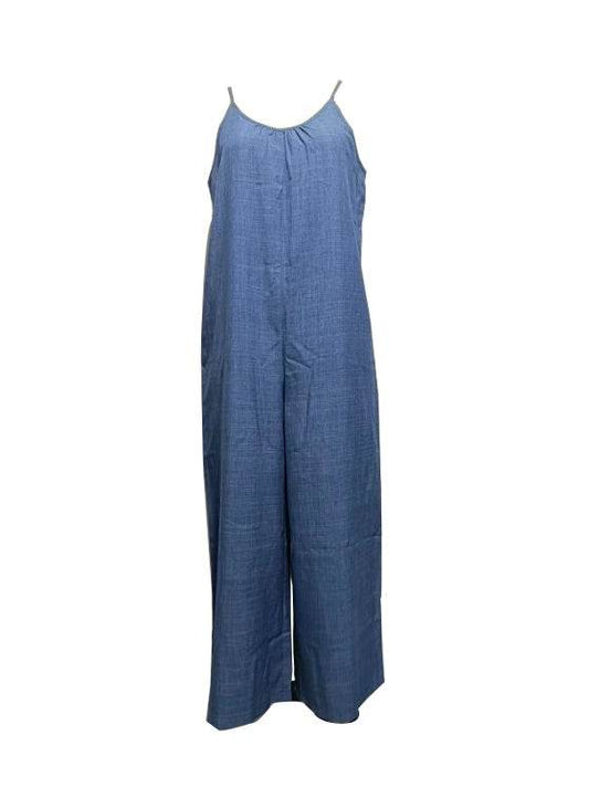 Women's V-neck Casual Jumpsuit - Lightweight & Comfortable for Spring - Buy Center US